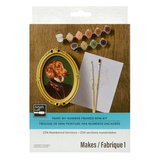 Dapper Dachshund Paint-by-Number Framed Mini Kit by Artist's Loft®